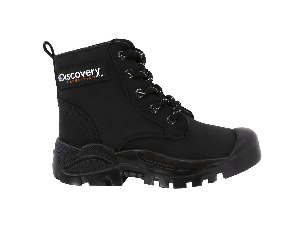 Bota Uso Rudo Discovery Expedition Kids Ajusco 3012 Negro para Niño