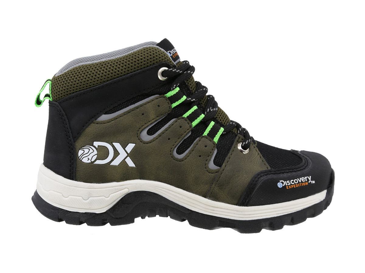 Bota Hiking Discovery Expedition Kids Blackwood 2011 Militar Para Niño