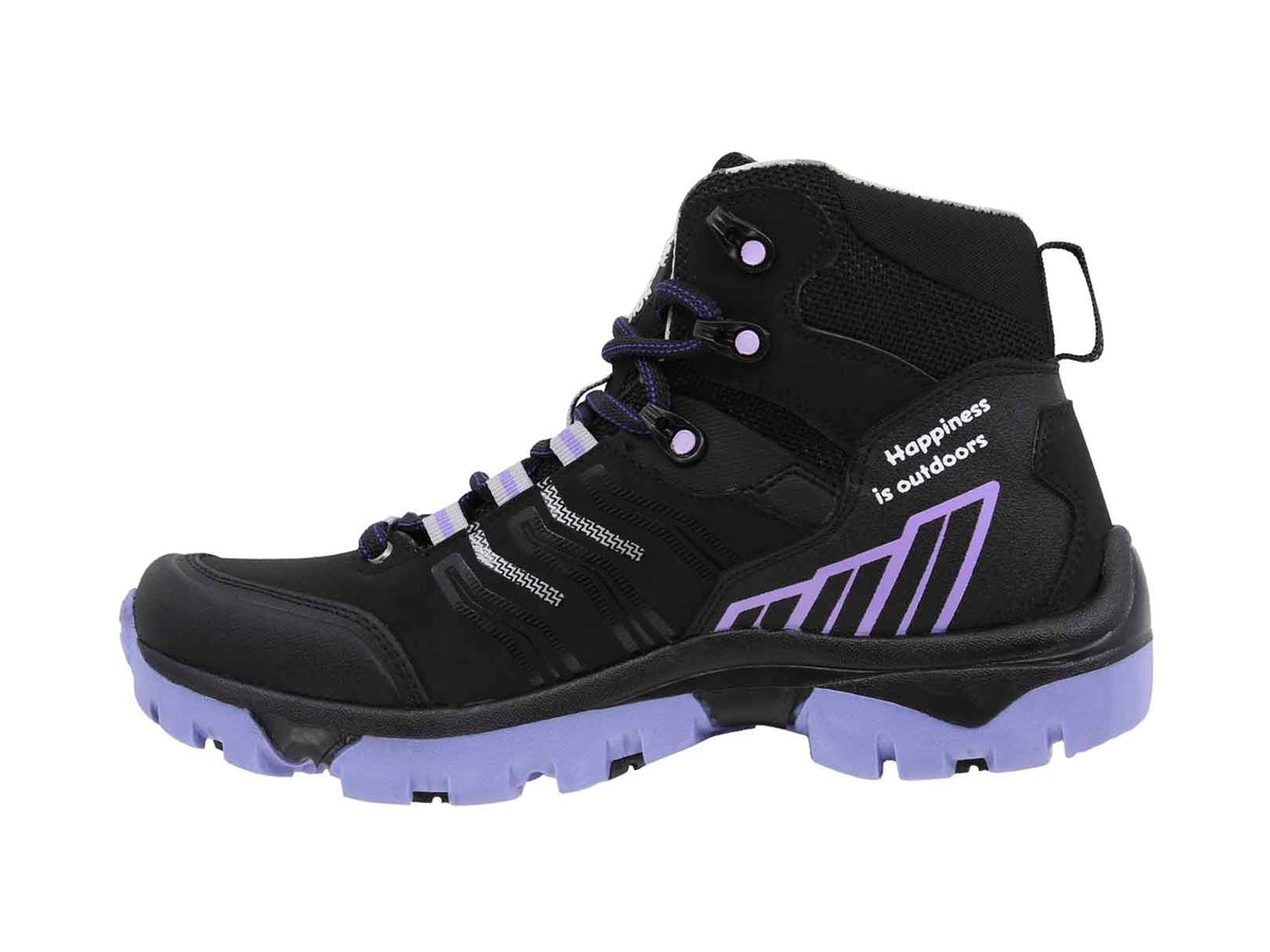 Bota Hiking Discovery Expedition Blackwood 2504 Negro Lila Dama